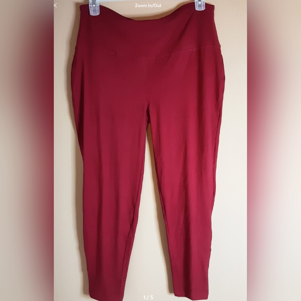 NEW Zenana Plus Size Premium Microfiber Wide Waistband Leggings-Sz. 3X